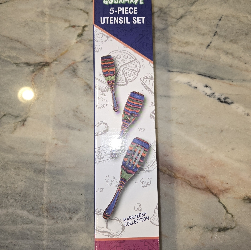 NWT Gudamaye set Of 5 Cooking Utensils